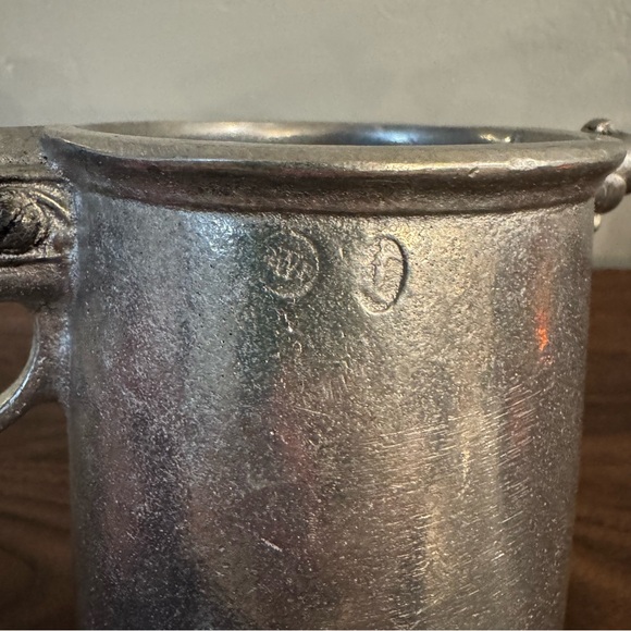 Vintage Wilton Columbia Pewter Pistol Beer Mug - Picture 2 of 5